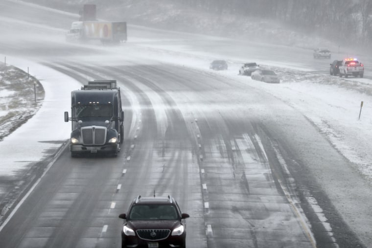 Image: Iowa blizzard conditions