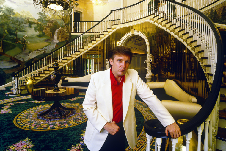 Donald Trump in Greenwich Mansion