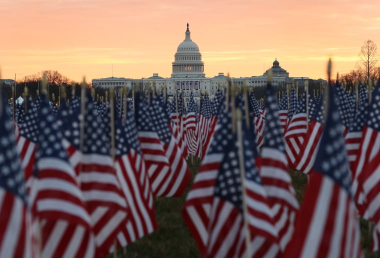 Image: Washington DC Prepares For Inauguration Of Joe Biden As 46th President