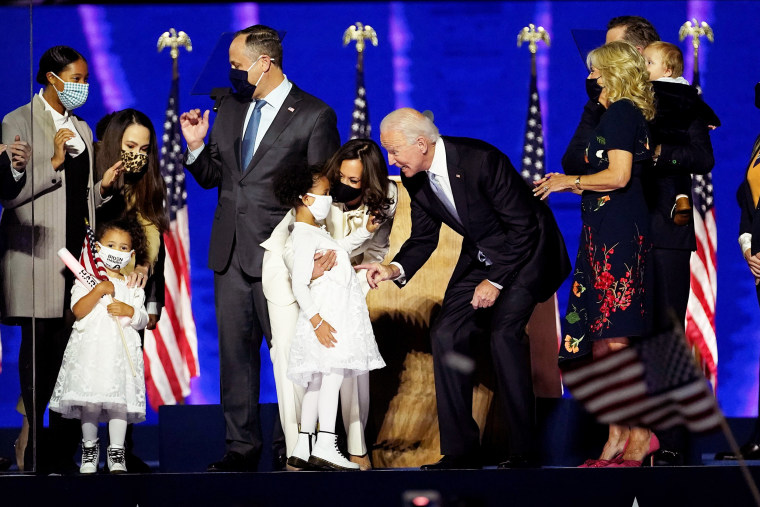 President-Elect Joe Biden And Vice President-Elect Kamala Harris Address The Nation After Election Win