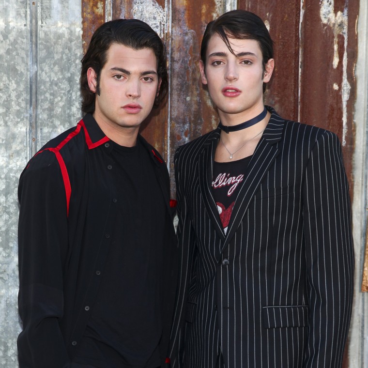 Image: Peter Brant, Harry Brant