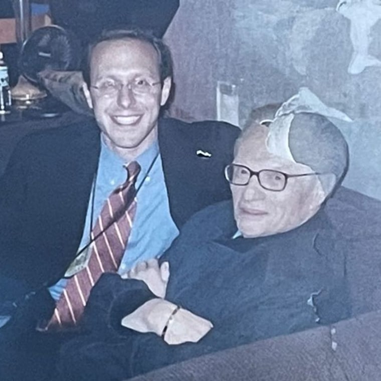 Todd Polkes and Larry King.