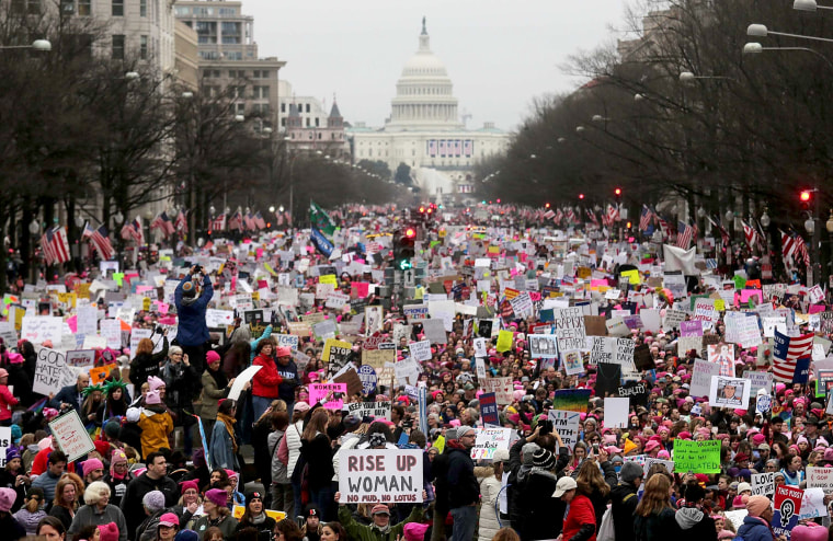 Image: Best of Year 2017: Thousands Attend Women's March On Washington