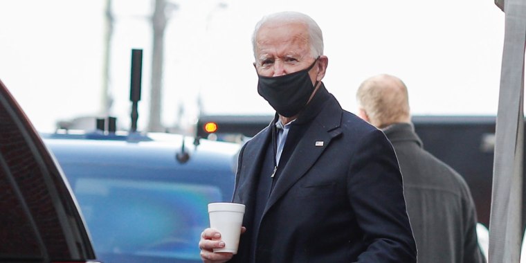 Image: Joe Biden leaves The Queen theatre in Wilmington