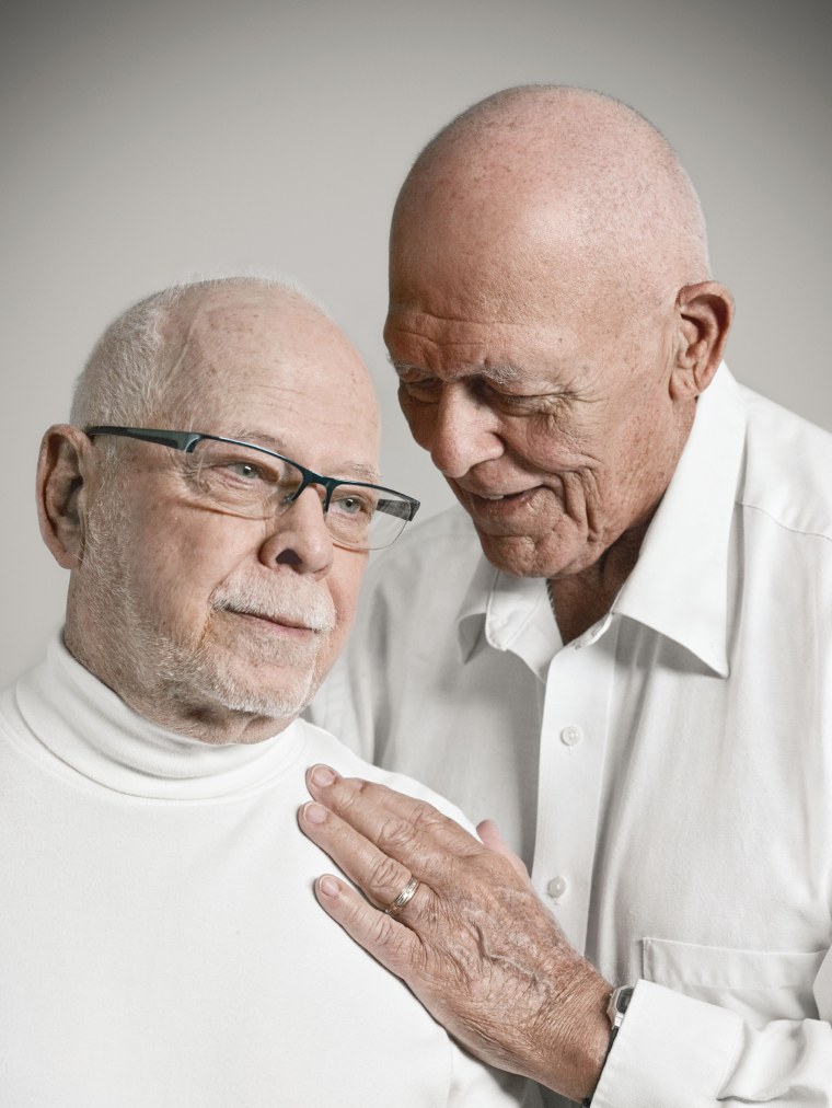 Ray Cunningham, 82, and Richard Prescott, 78, have collectively spent 115 years in the closet. They were in their fifties when they came out. They say that what brings them joy now is seeing young people celebrate pride and feel comfortable as who they are.