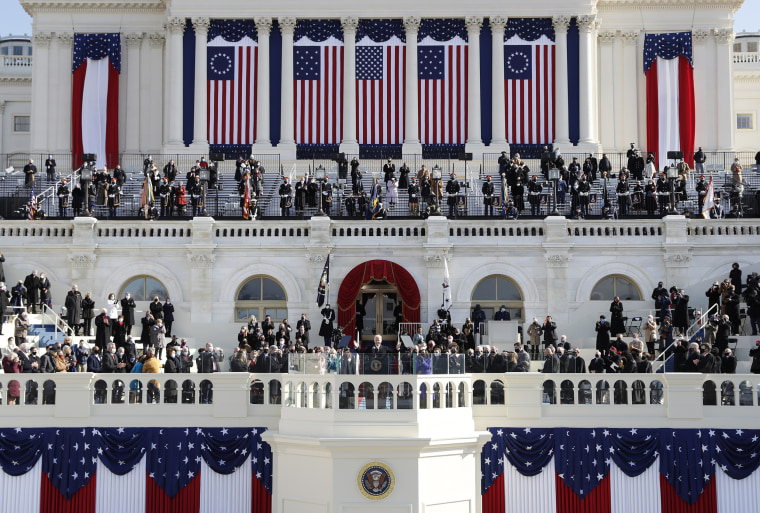 Image: President Joe Biden speaks during his inauguration in Washington