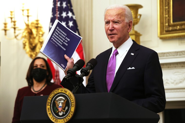 Image: President Joe Biden Discusses His Administration's Covid Response Plan And Signs Executive Orders