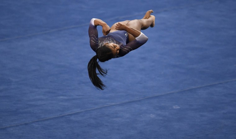 UCLA Bruins defeated the Arizona Wildcats in the season opener of Gymnastics.