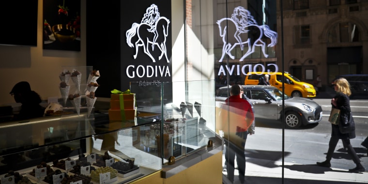 Godiva will be closing or selling all of its brick-and-mortar locations in North America, the company said in a statement.