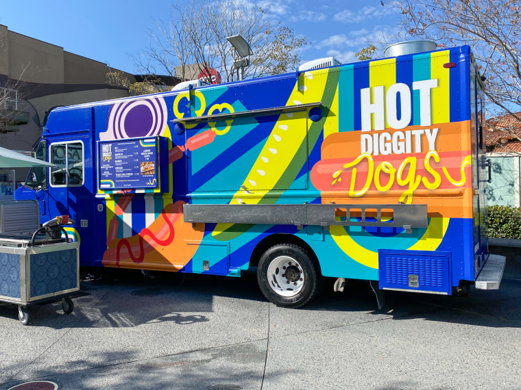 The Hot Diggity Dogs food truck is named after the song Mickey and friends dance to at the end of each "Mickey Mouse Clubhouse" episode.