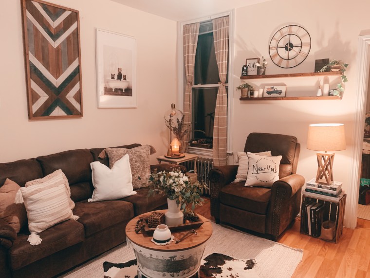 My living room feels more cohesive and even larger after a mini makeover.