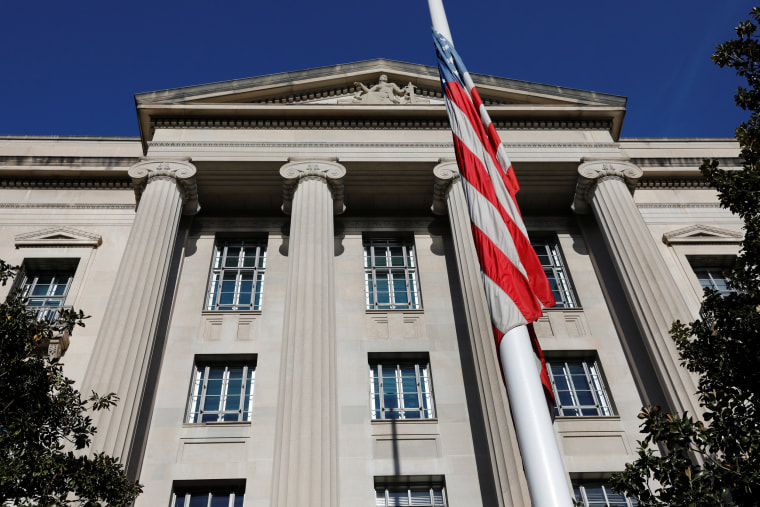 Image: U.S. Justice Department building is seen in Washington