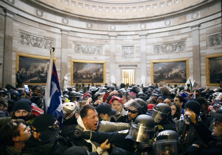 Trump supporters storm Capitol building in Washington