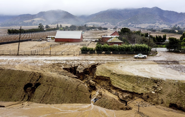 Image: California mudslides
