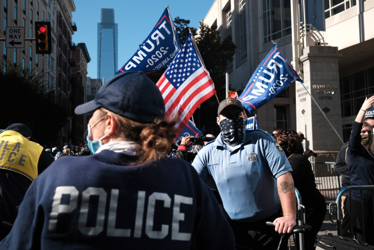 Protestors Active In Philadelphia As Pennsylvania Ballot Count Continues