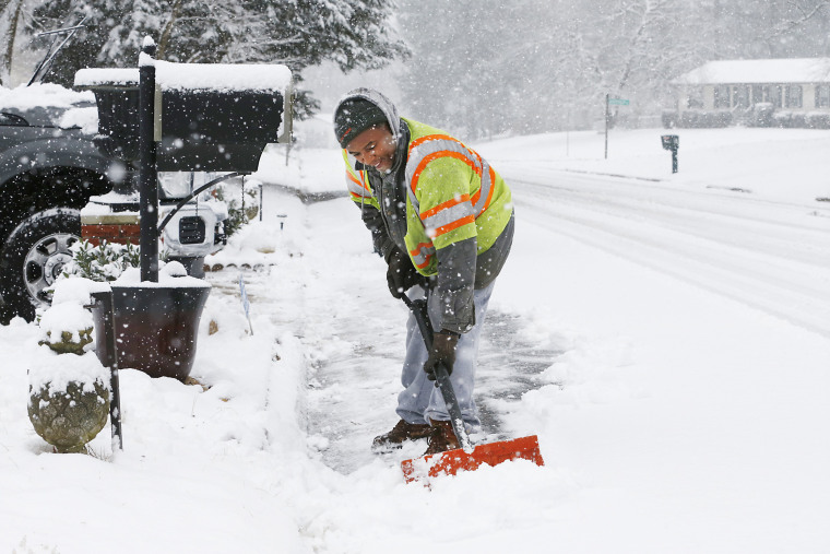 Image: Snow in Mechanicsville, Va.