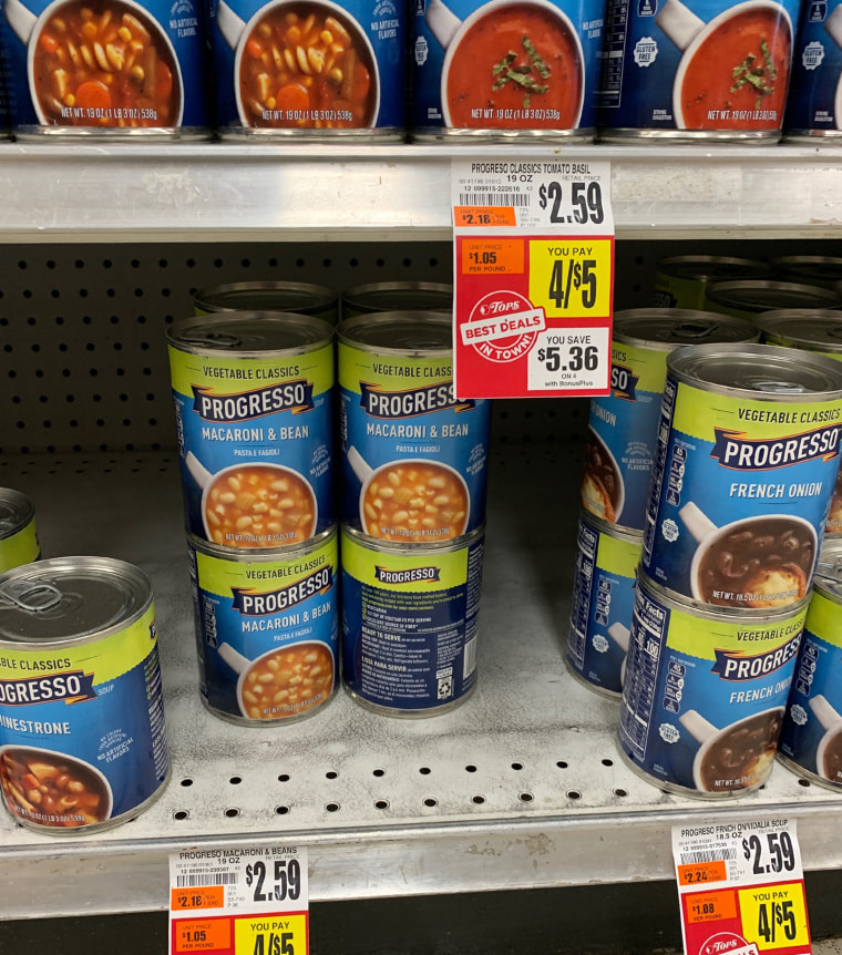 A rare sighting by my parents of Macaroni and Bean in the soup aisle.