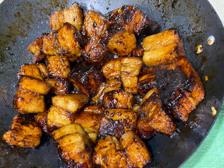 The caramelized pork belly made my house smell incredible … obviously.