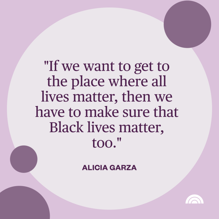 Alicia Garza quote for Black History Month