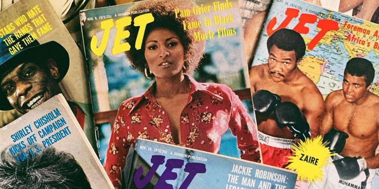 BLK MKT Vintage provides a space for Black people to see items from their own history, items like Jet magazine, presented as valuable and worth preserving.