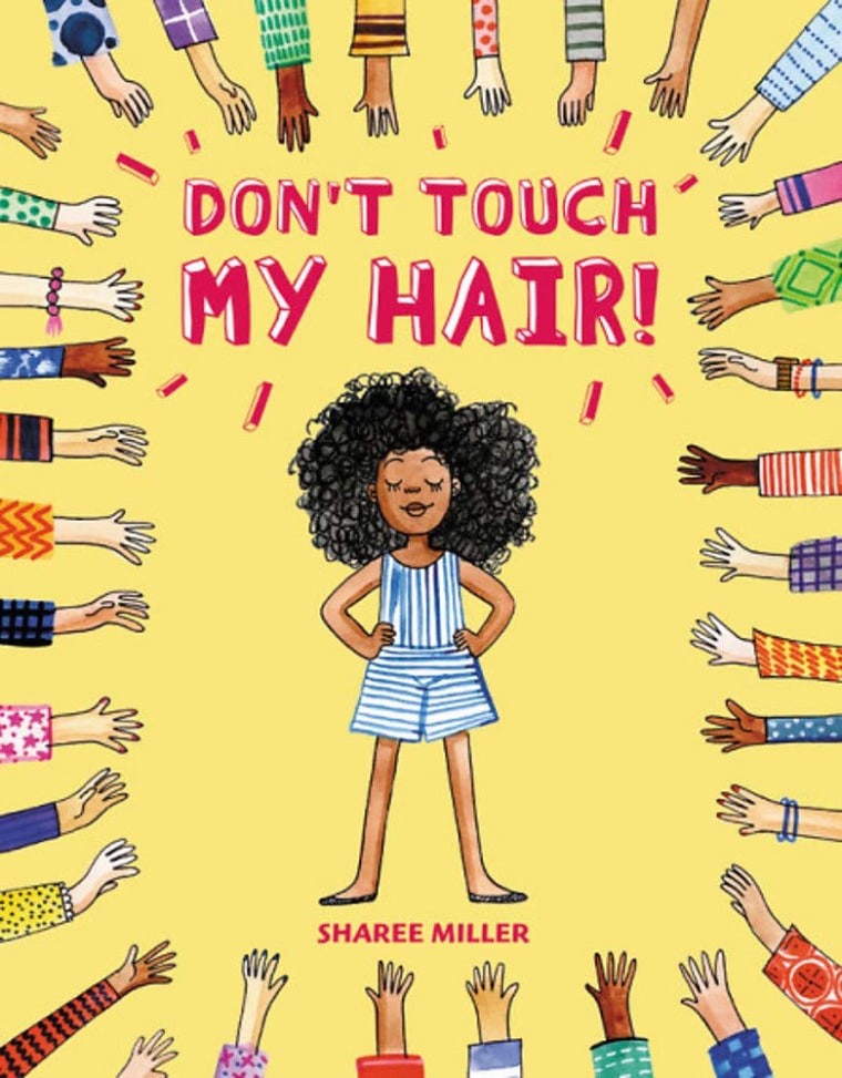 body autonomy books for toddlers "Don't Touch My Hair" Book cover