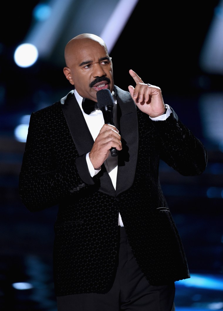 Steve Harvey at the 2015 Miss Universe Pageant