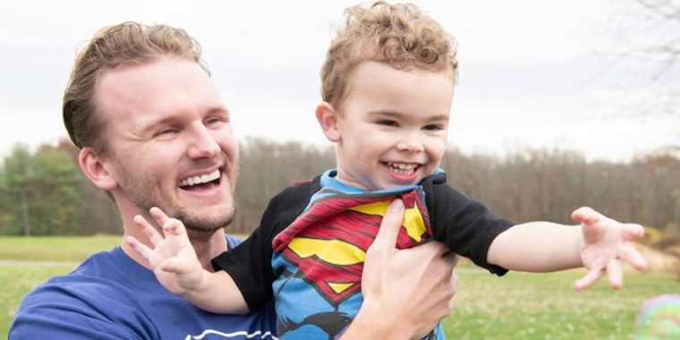 Two-year-old Brooks Campbell and his uncle Grant have a bond for life after Grant's lifesaving liver donation to his nephew. 