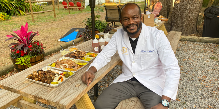"In my culture, a barbecue is just a time when everybody gets together and cooks," said chef Alfred Mann. "Barbecue means kids, family, fun, parties and food."