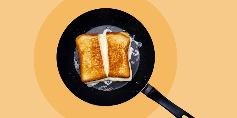 Turns out there's an easier way to flip a grilled cheese sandwich that you may not have realized.
