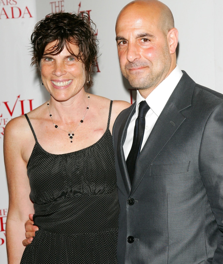 Stanley Tucci and his wife Kate