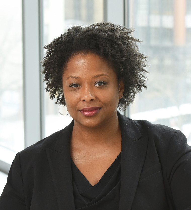 Deborah Archer, a professor at New York University School of Law with expertise in civil rights and racial justice, in New York in 2015. Archer has become the first Black person in the 101-year history of the American Civil Liberties Union to be elected its president.