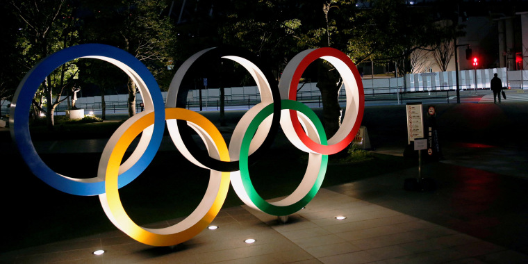 Image: Olympic rings Tokyo