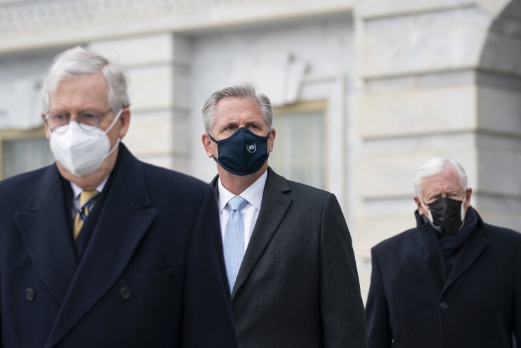 Image: Mitch McConnell, Kevin McCarthy and Steny Hoyer 