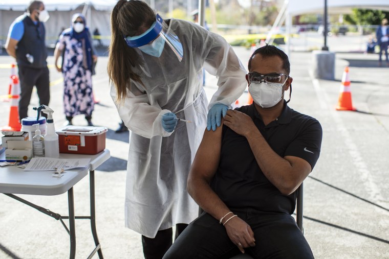 Image: Vaccination site in Riverside California