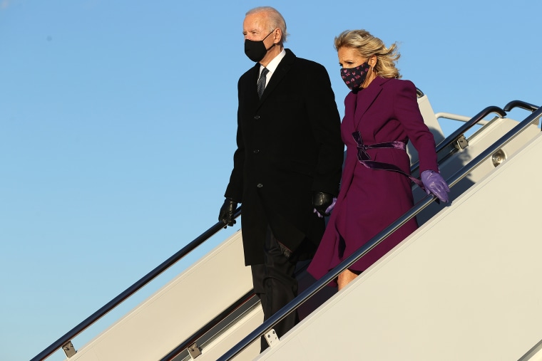 Image: President-Elect Joe Biden Travels To Washington, D.C. Day Ahead Of His Inauguration