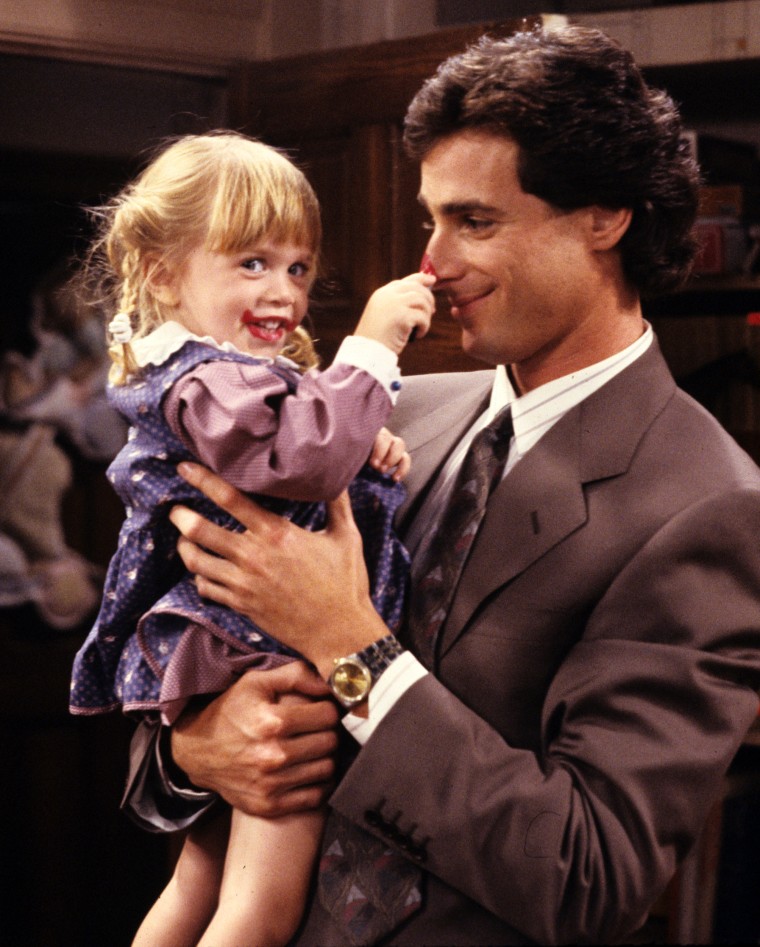 Danny (Bob Saget), Michelle (played by Mary Kate/Ashley Olsen)