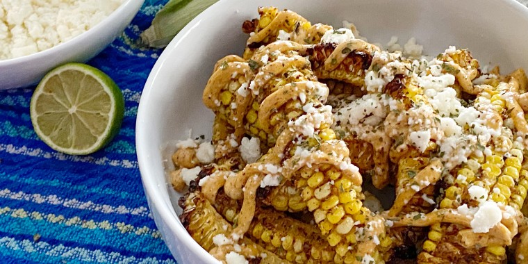 "I can't explain why, but it's so much more fun to eat corn on the cob this way."