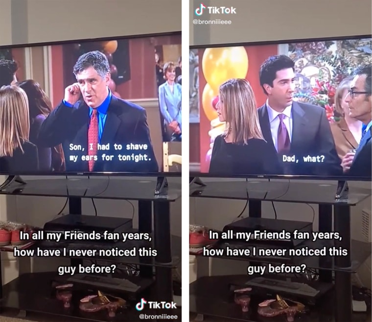 Where did Jack Geller go? A TikTok user noticed that Elliott Gould briefly disappears, with a stand-in seen in his place, in a season eight episode of "Friends."