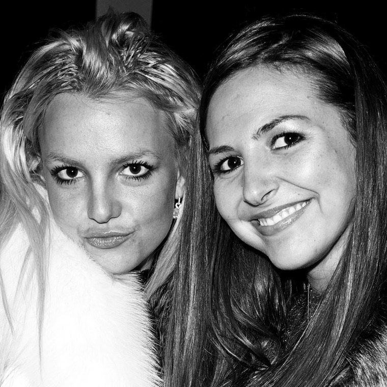 Britney Spears and Alli Sims inside The ScandinavianStyle Mansion Dec. 1, 2007, in Bel Air, Calif.