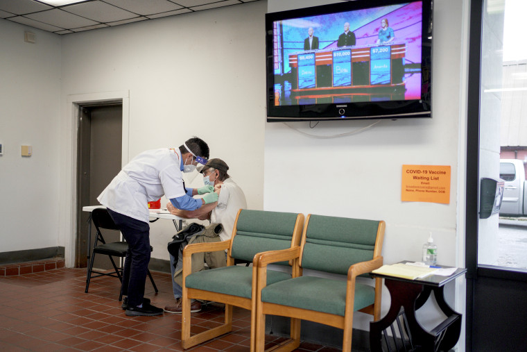 Coronavirus vaccinations at Broad Avenue Pharmacy in New Orleans