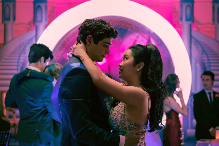 Noah Centineo as Peter Kavinsky and  Lana Condor as Lara Jean Covey in "To All the Boys: Always and Forever" on Netflix.