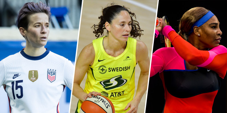 Sue Bird, Megan Rapinoe, Serena Williams