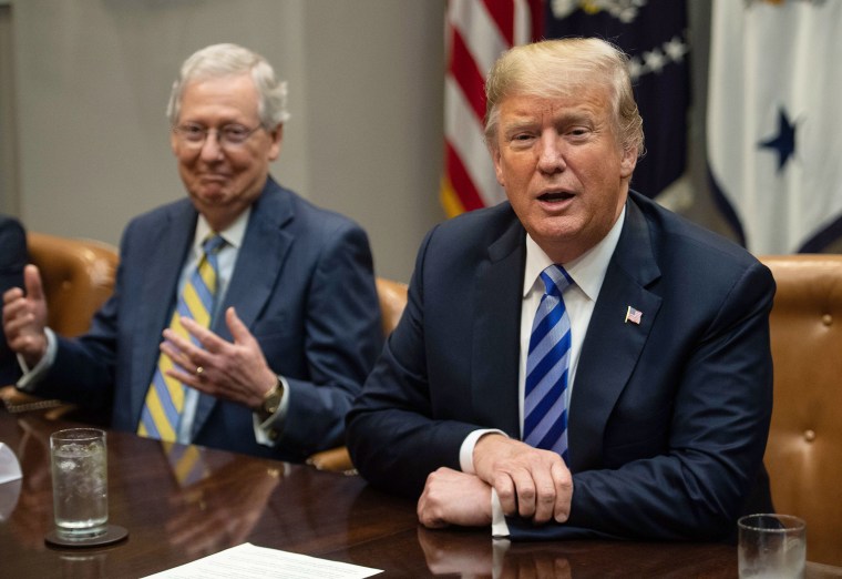 Image: Donald Trump, Mitch McConnell