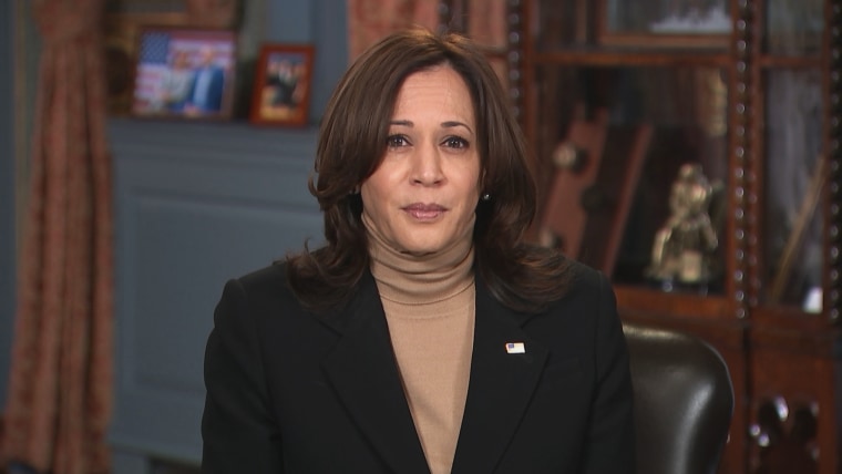 Vice President Kamala Harris appears on NBC's "TODAY" show on Wednesday.
