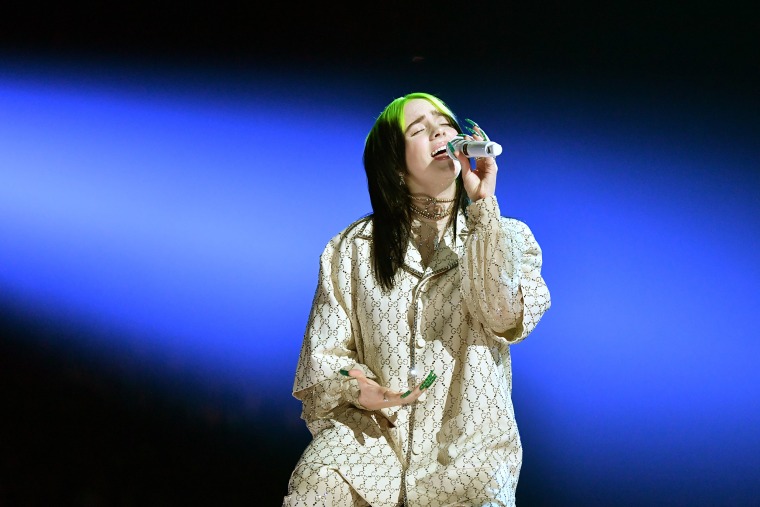 Image: Billie Eilish performs onstage during the 62nd Annual GRAMMY Awards at STAPLES Center