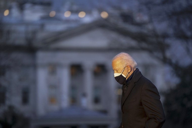 Image: President Joe Biden returns to White House from Michigan