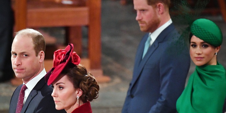 Prince William, Duke of Cambridge, Catherine, Duchess of Cambridge, Prince Harry and Meghan