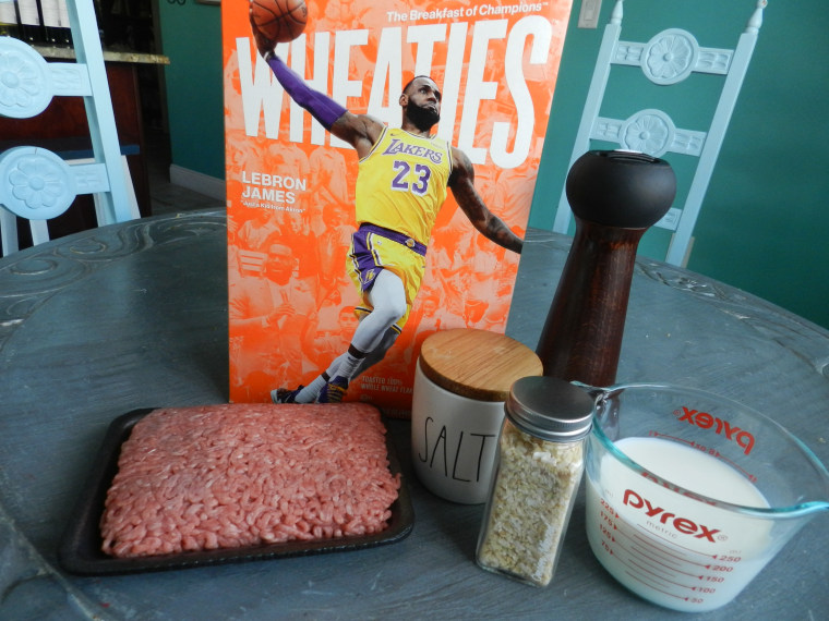 The recipe, which calls for Wheaties as a filler, was traced back to 1943 by a Reddit user.