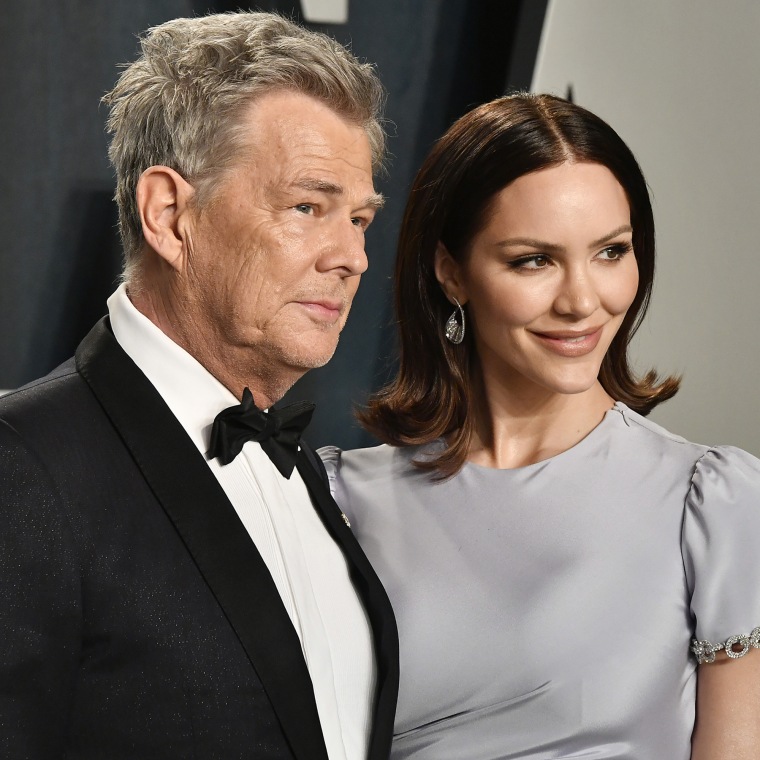 Katherine McPhee Foster and husband David Foster