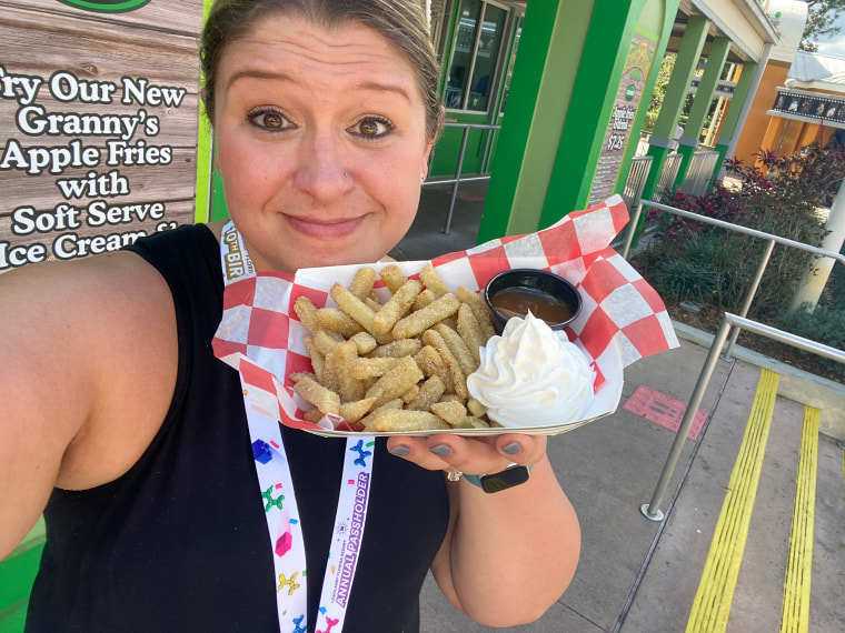 For Legoland fans who aren't planning a trip, Legoland Florida Resort created an at-home recipe for Granny's Apple Fries.